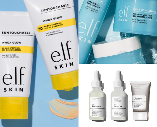 Skincare cover photo collage