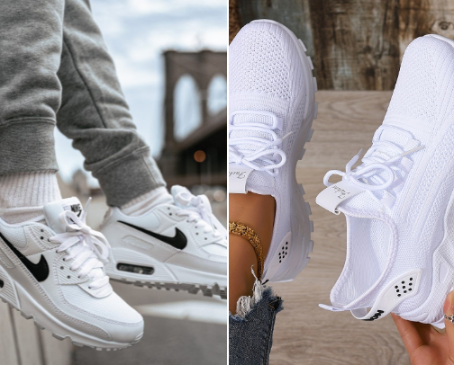 Trendy Shoes For Walking & Running 
                (Men and women) cover photo collage