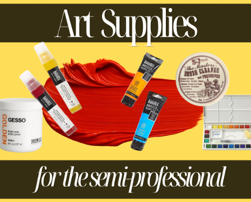Art Supplies: My favorites! cover photo collage