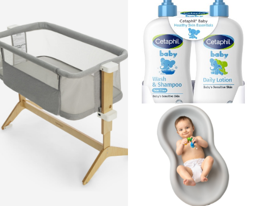 Baby essentials cover photo collage