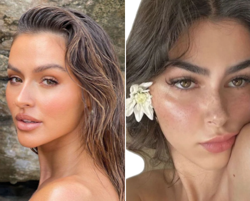 The perfect sun-kissed, natural makeup look☀️💋🧡 cover photo collage