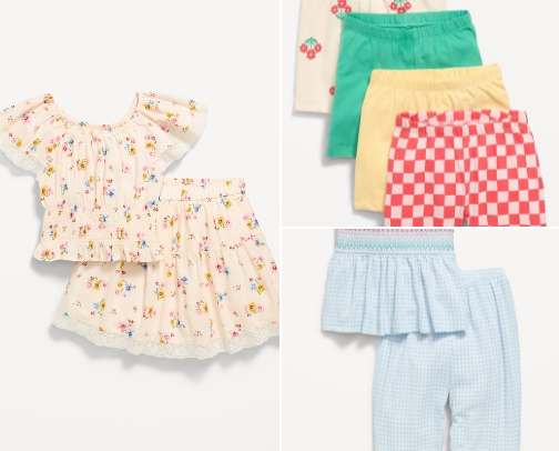 Sunshine & Sprinkles: The Cutest Toddler Girl Spring and Summer Clothes cover photo collage