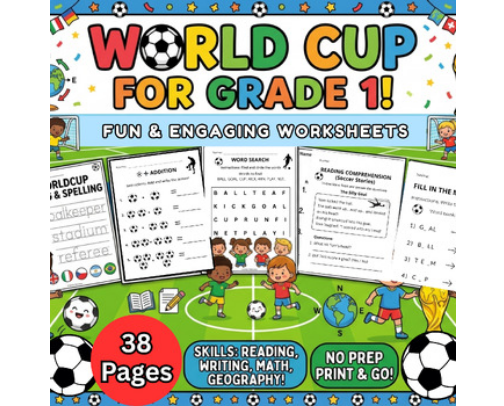 Best Summer Worksheets for Kids cover photo collage