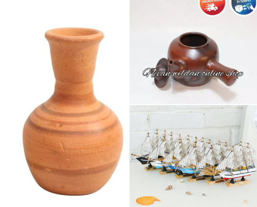 Karya seni kerajinan tangan cover photo collage