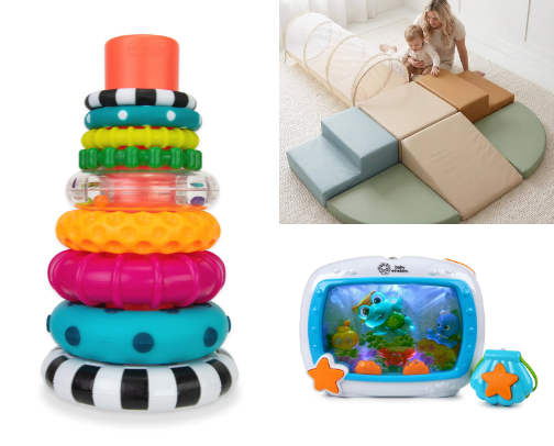 Baby toys we loved the first year cover photo collage