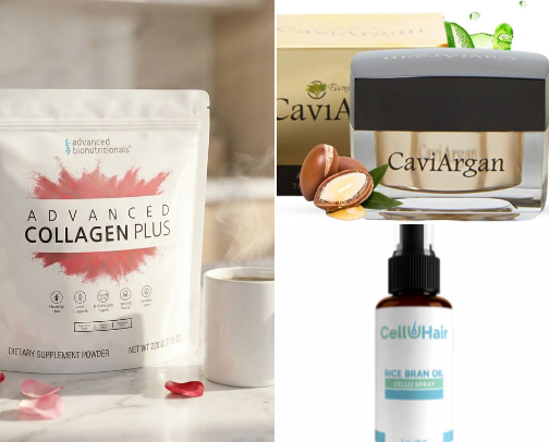 All-in-One Health, Beauty & Vitality Supplements cover photo collage