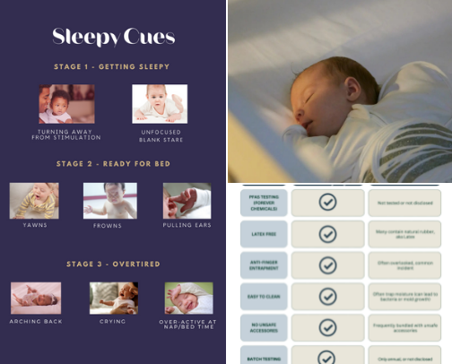 Curated Baby Sleep Tips from a Sleep Expert cover photo collage