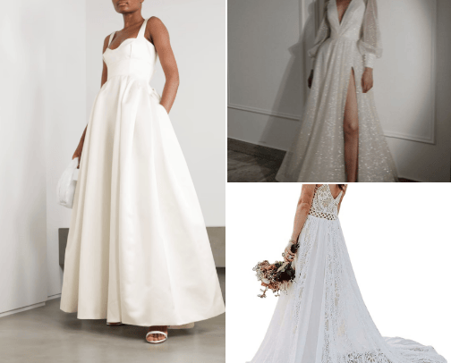 Wedding Dress Inspo cover photo collage