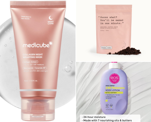 Top skincare products for women cover photo collage