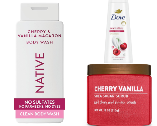 Smell Like Cherry Vanilla Luxury Skin (Sweet, Soft & Addictive Everything Shower Routine) cover photo collage