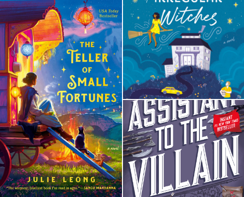 Whimsical fantasy books cover photo collage