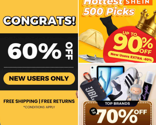 Shein Discounts Codes + My Top Picks🛍 cover photo collage