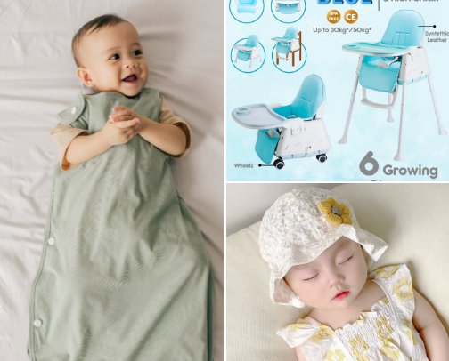 Baby gear cover photo collage