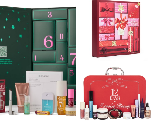 2025 Beauty Advent Calendars cover photo collage