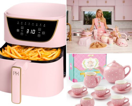Pink Kitchen Ideas cover photo collage