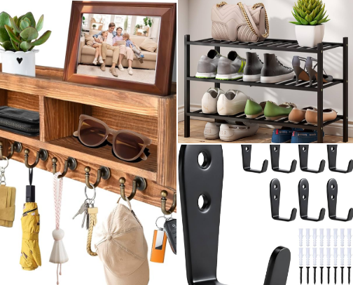 Entryway Organization Amazon Finds That Changed My Home cover photo collage