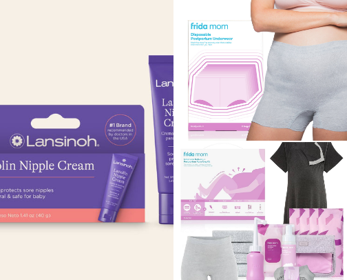postpartum must haves cover photo collage