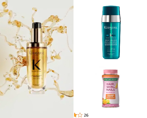Top hair growth products cover photo collage
