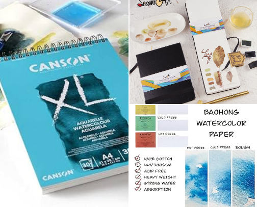Watercolor Papers and Travel Sketchbooks You'll Love! cover photo collage