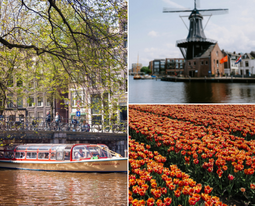 The Netherlands musts - do, eat, stay cover photo collage