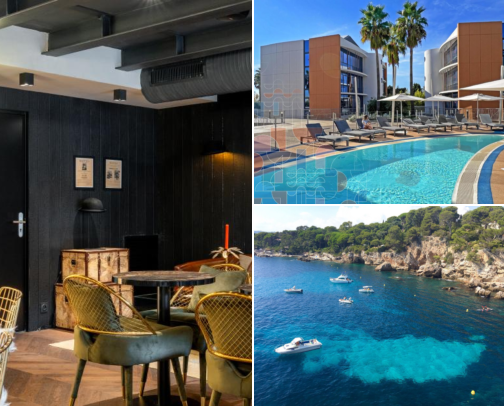 Antibes, France: My Walks, Views, Stays, and Seaside Escapes cover photo collage
