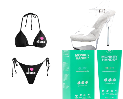 Midnight Ballerina Essentials 🩰🪩 cover photo collage