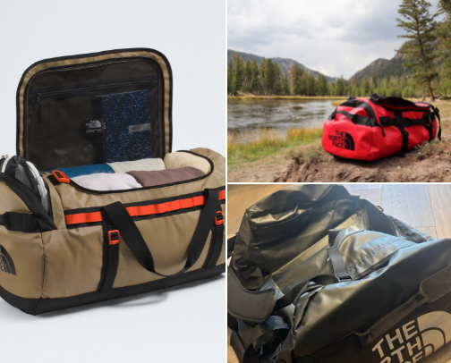 North Face Base Camp Duffel — cover photo collage