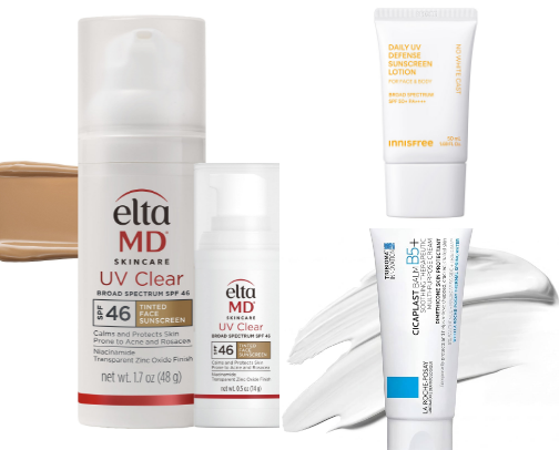 Acne Prone skincare cover photo collage