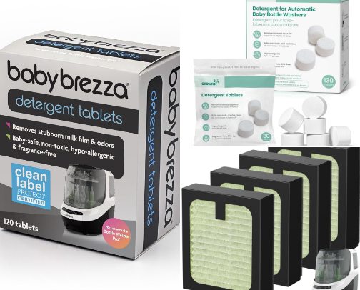 Baby registry musts for first time moms cover photo collage