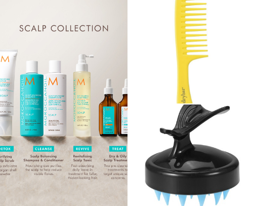 Before shower hair prep cover photo collage