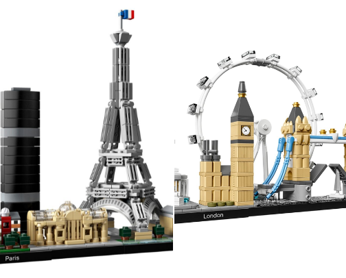 LEGO Landmarks cover photo collage