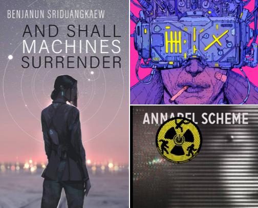 I love cyberpunk fiction, and so should you cover photo collage