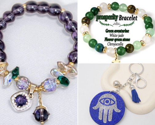 Crystal Bracelets for Luck, Abundance & Positive Energy | Everyday Meaningful Jewelry cover photo collage