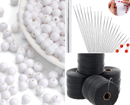 everything i use to make beaded wall art cover photo collage