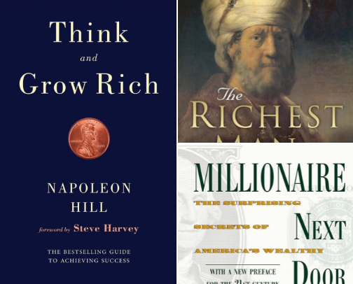 Financial Books That Actually Change How You Think About Money cover photo collage