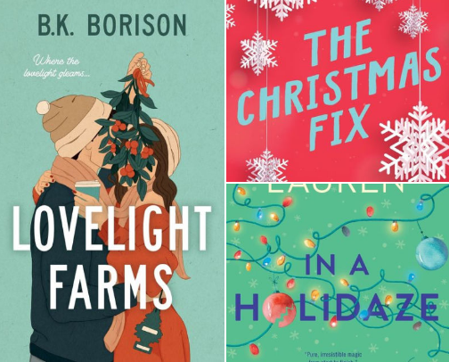 COZYCORE & CHILL: CHRISTMAS ROMANCE BOOKTOK MUST-READS cover photo collage