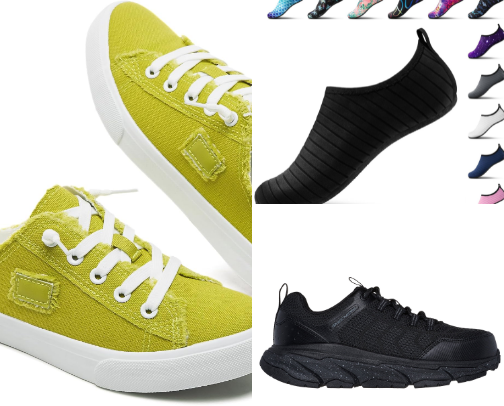 Sneakers / dress shoes cover photo collage