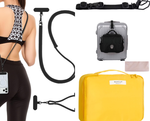 Travel essentials for health, comfort and peace of mind cover photo collage