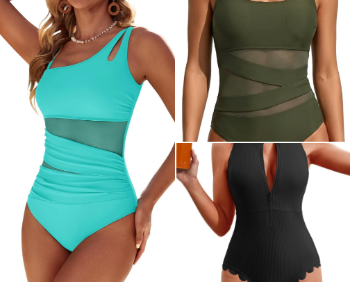 As a 40yo mom of 2 these are swim suites im loving cover photo collage