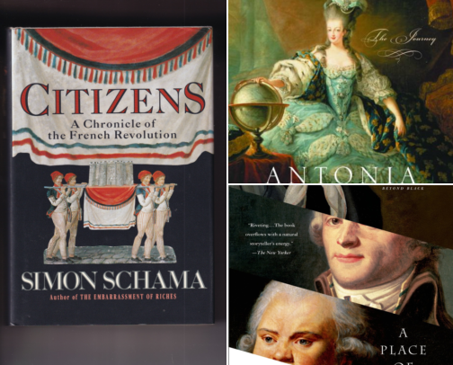 Bread, Blood & the Guillotine: 15 Gripping Books on the French Revolution cover photo collage