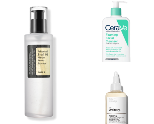 My skincare routine cover photo collage