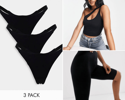 ASOS basics cover photo collage