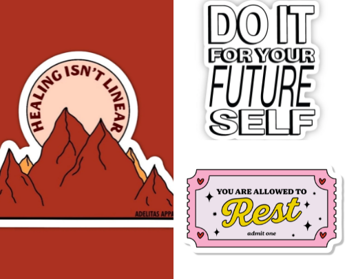 Self-Love Sticker Collection cover photo collage