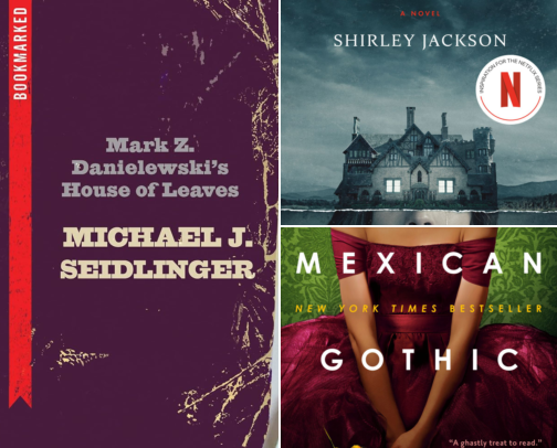 I Read These Instead of Horror Movies Because Screens Give Me Nightmares cover photo collage