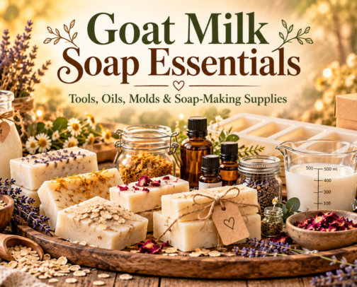 What You Actually Need to Make Goat Milk Soap cover photo collage
