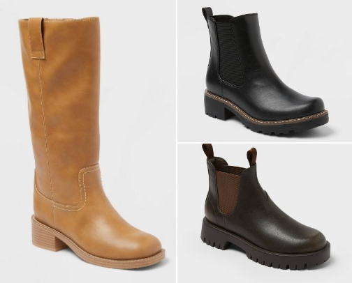 Target Fall Boots & Shoes cover photo collage