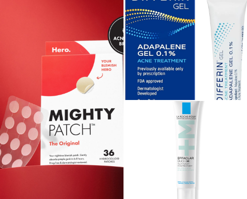 Skincare essentials for acne - products that actually work! cover photo collage