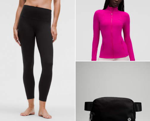 lululemon must-haves for women cover photo collage