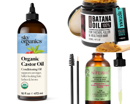Hair oiling cover photo collage