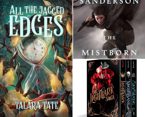 Books I’d Shove in Your Hands cover photo collage